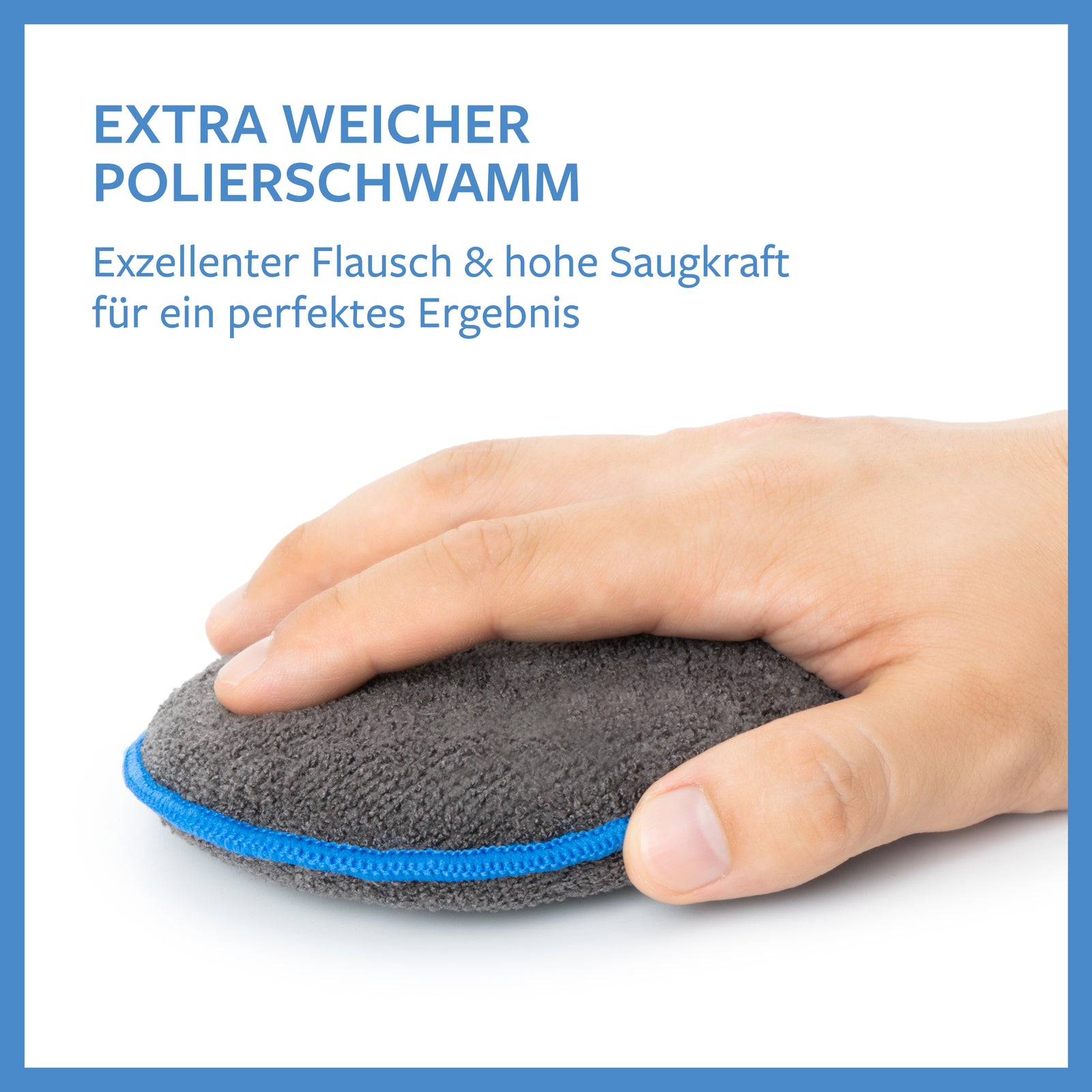 Carbigo® Extra weicher Polierschwamm, hervorragender Fleece und hohe Saugkraft für perfekte Ergebnisse.
